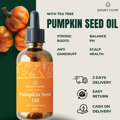 Organic Pumpkin Seed hair Oil 30 ml | Best Top Gain Oil