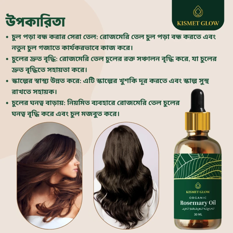 Organic Rosemary Oil | Natural Hair Growth Solution