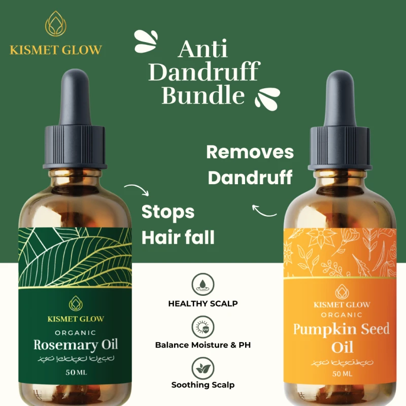 Anti Dandruff Bundle | Rosemary & Pumpkin Seed Oil